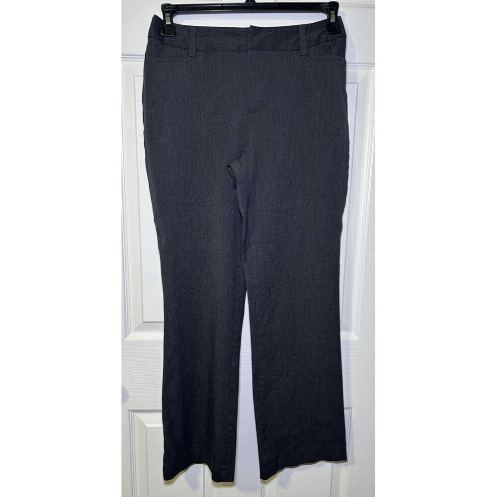St. John’s Bay Women’s Gray Straight Leg Dress Pants Size 8 (29 X 28.5)